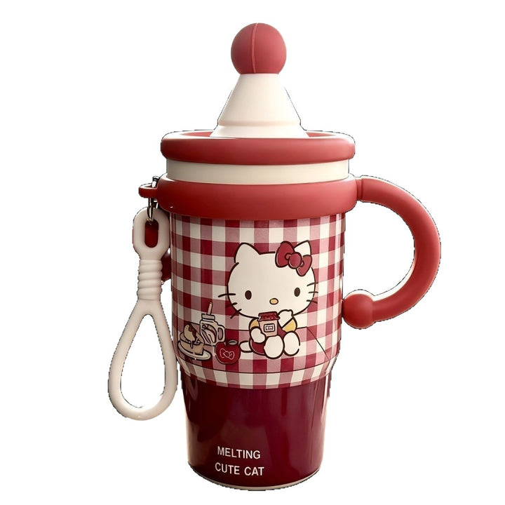 Women's insulated drinking cup with cute cat design Bowlift