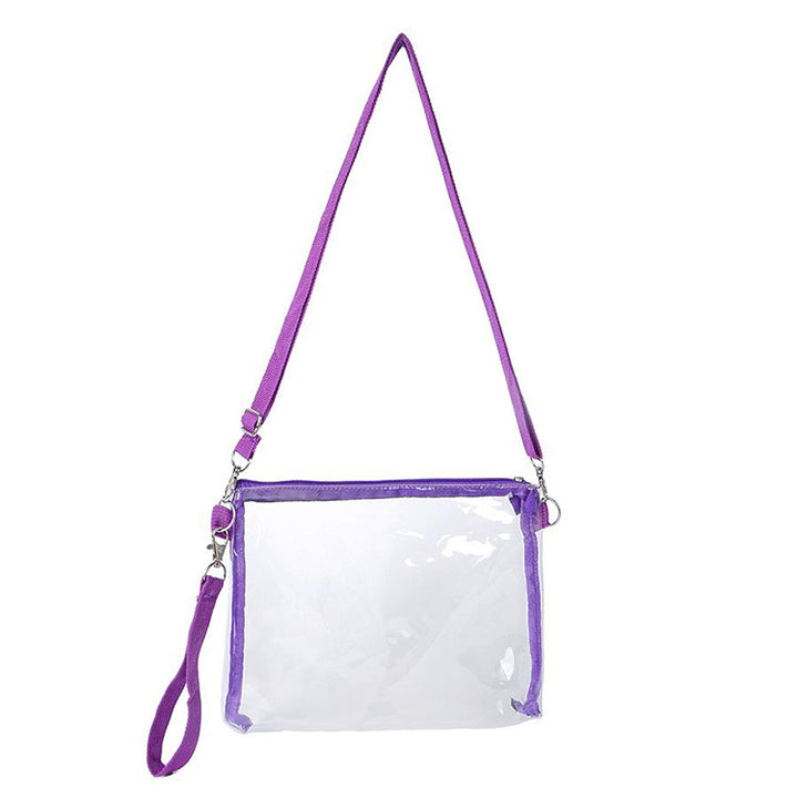 Transparent shoulder bag with adjustable shoulder strap Bowlift