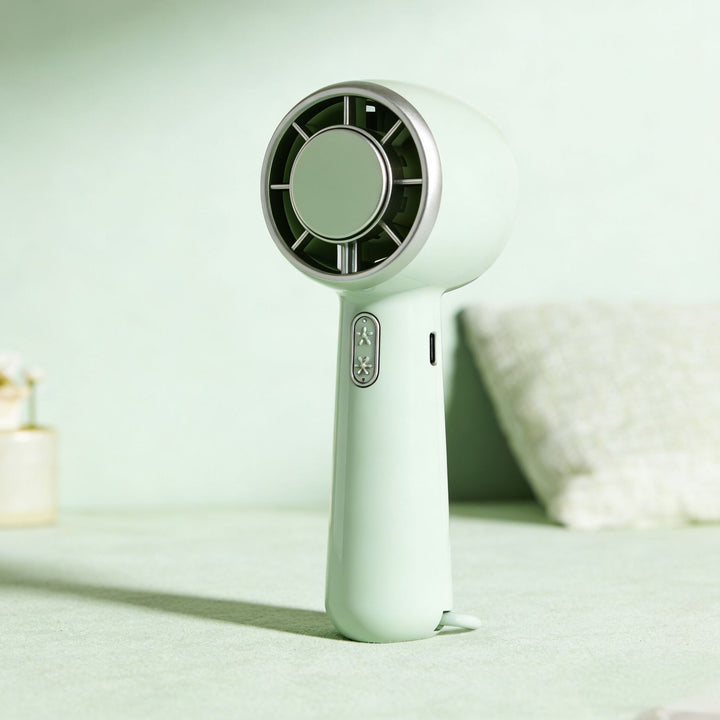 Women's Portable Handheld Fan with Ergonomic Design and Flexible Tilt Adjustment Bowlift
