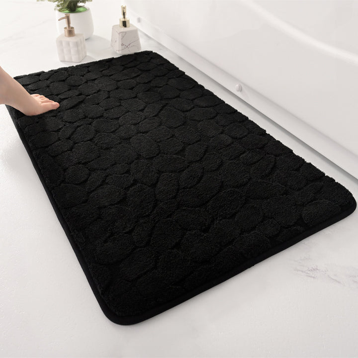 Pebble-Texture Memory Foam Bath Mat