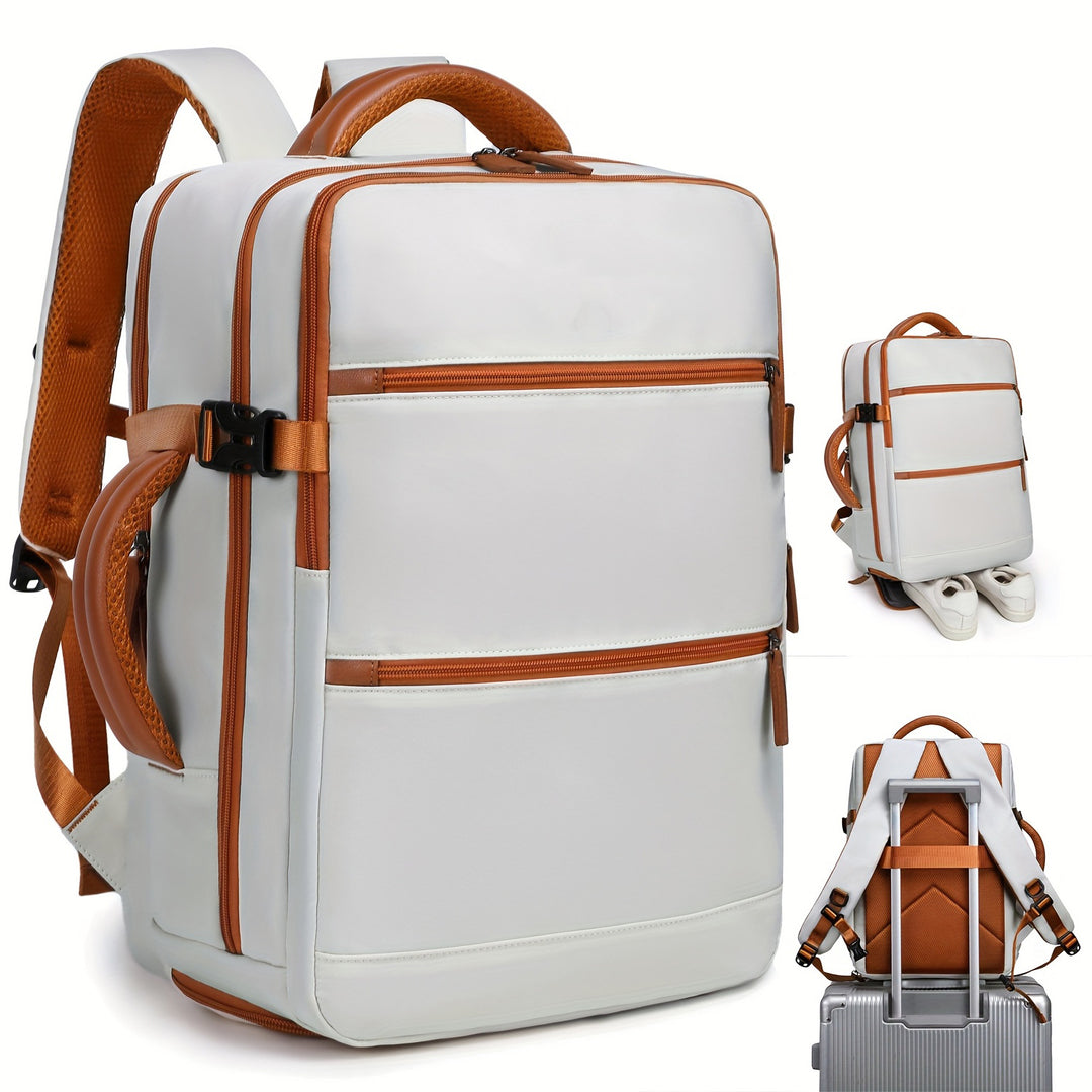 Unisex multifunctional business backpack with padded laptop compartment and removable carrying handle Bowlift