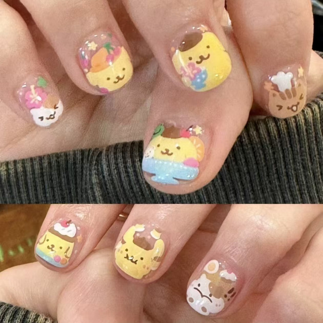 Artistic Character Nail Art Set Bowlift