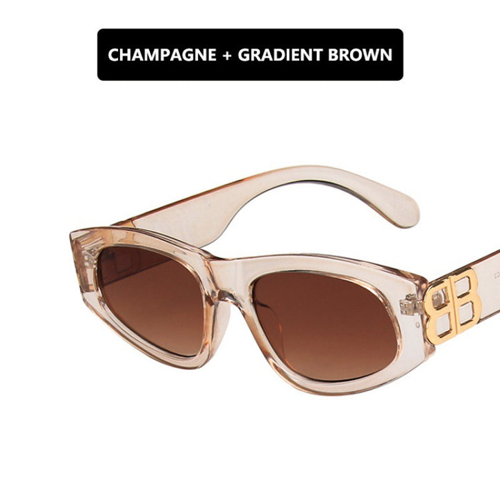 Women's fashionable cat-eye sunglasses with luxurious accents Bowlift
