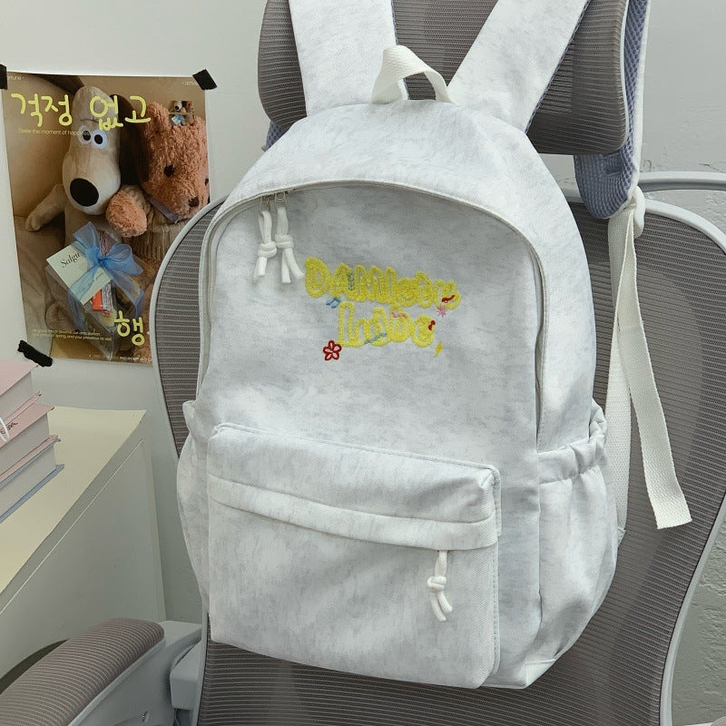 Creative Embroidered Backpack Bowlift