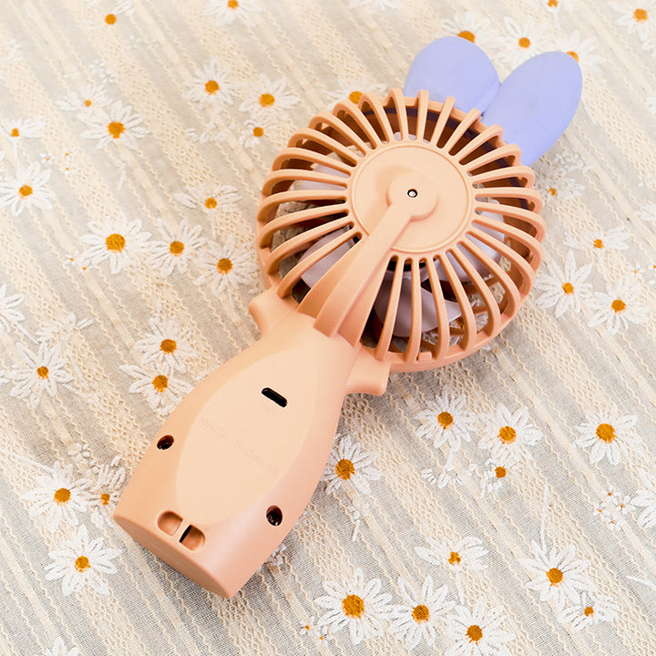 Ladies Portable Mini Hand Fan with Cute Design Bowlift