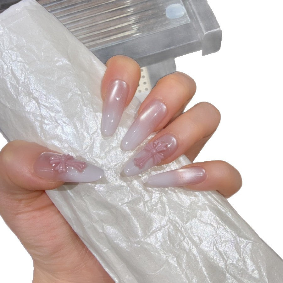 Elegant Acrylic Press-On Nails Bowlift