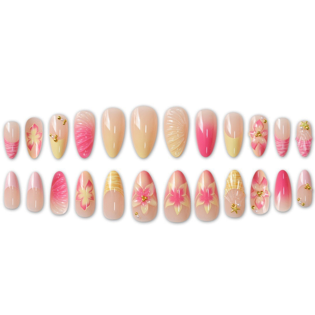 Artistic Nautical Theme Nail Art Enhancements Bowlift