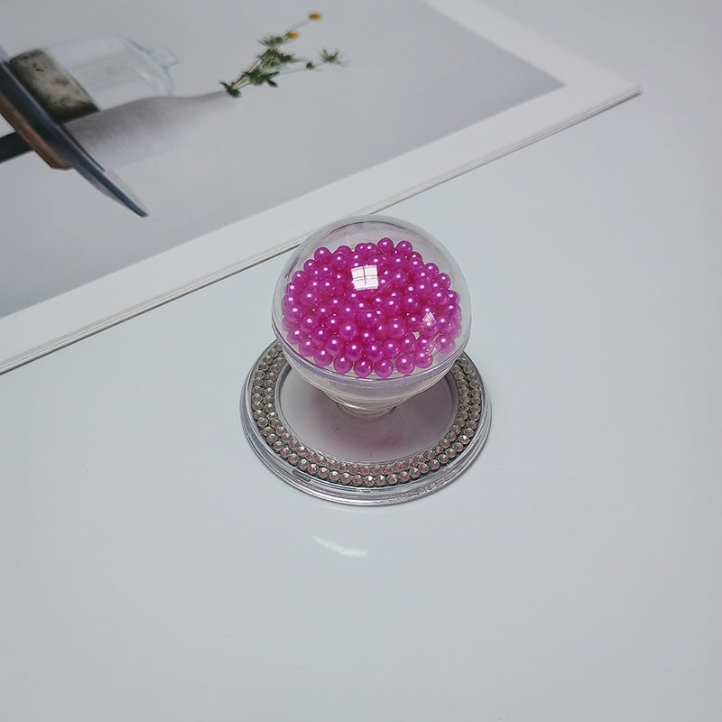 Decorative Beaded Cosmetic Mirror Bowlift