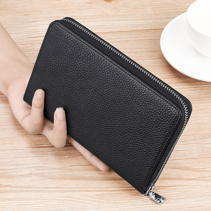 Premium Zippered Leather Organizer