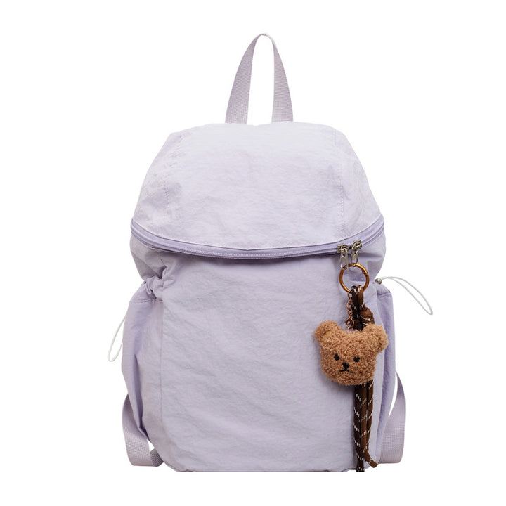 Casual Soft Fabric Backpack Bowlift