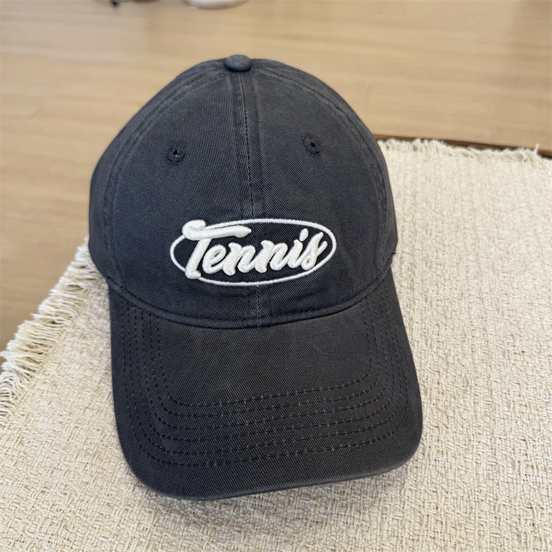 Men's Sports Cap with Tennis Graphic Bowlift