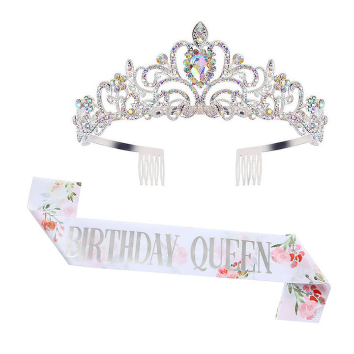 Women's Festive Crown with Elegant Sash Bowlift