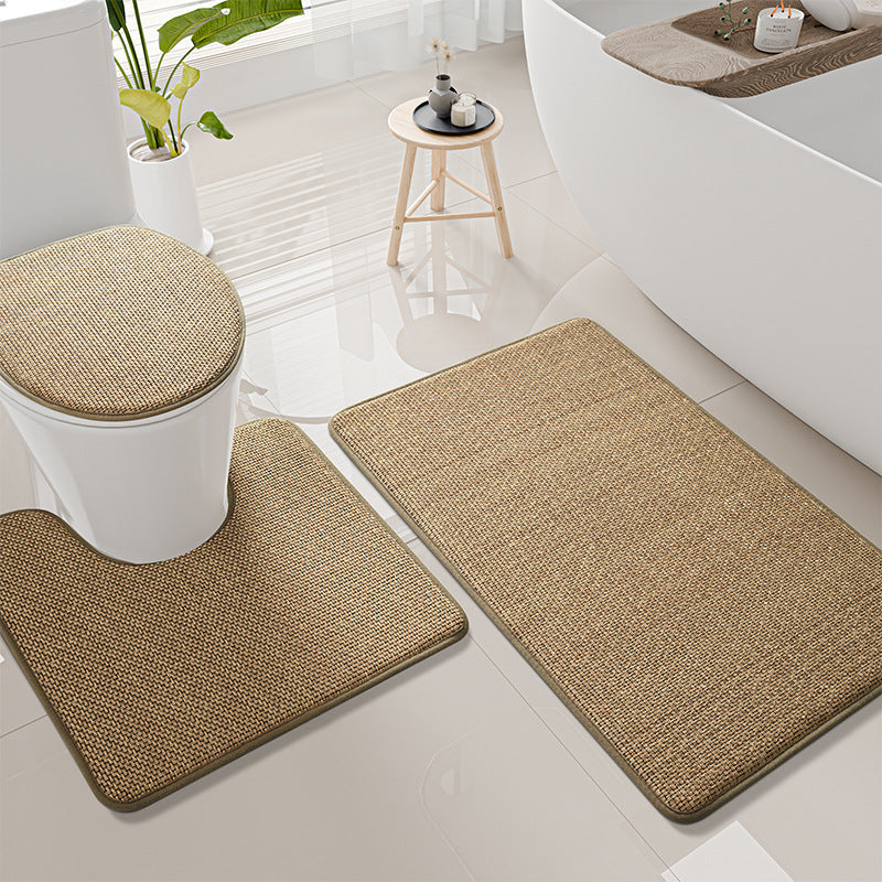 Eco-Friendly Textured Bath Mat Set