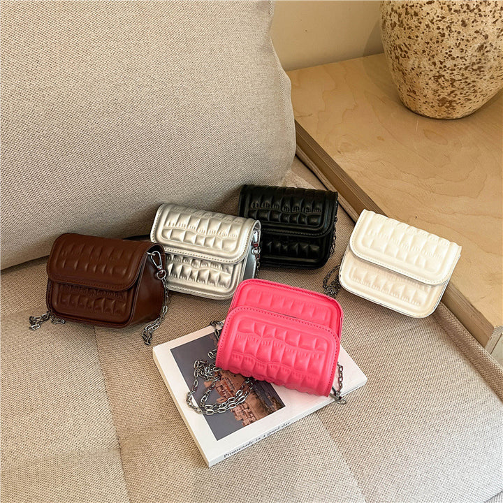WoTextured Quilted Mini Crossbody Bag Bowlift