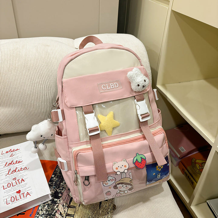 Playful Cartoon Character Backpack