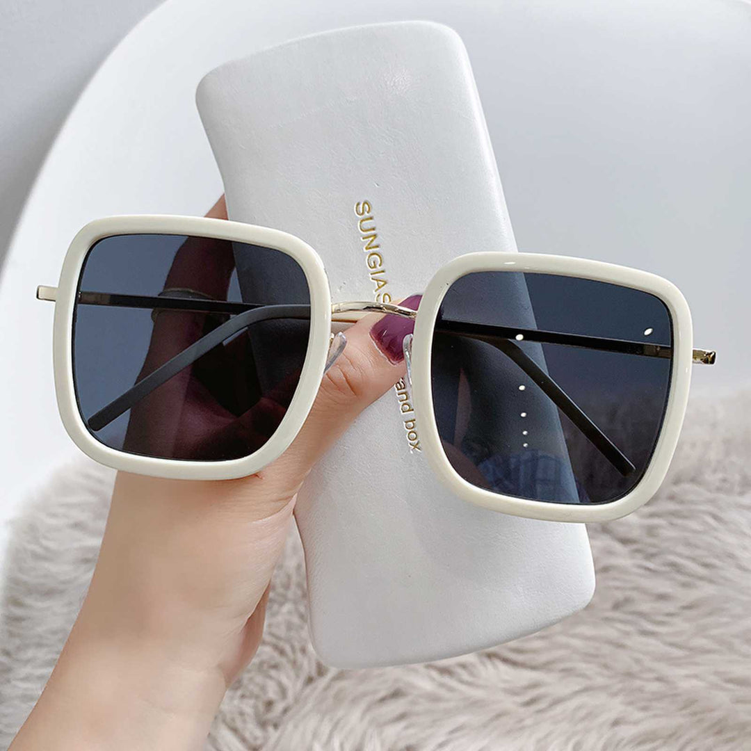 Women's sunglasses with square frame and polarized lenses Bowlift