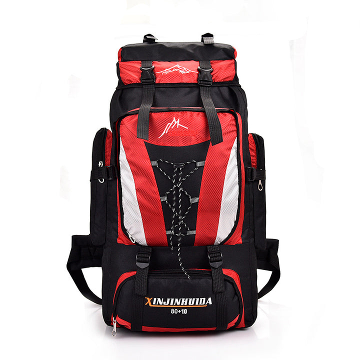 Unisex large trekking backpack with volume expansion and ergonomic carrying system Bowlift