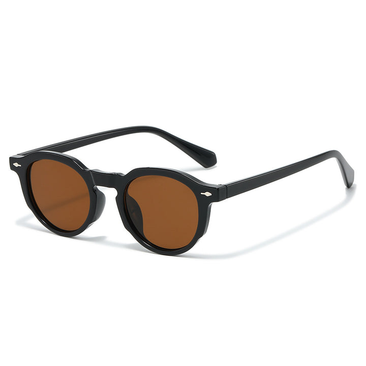 Stylish Retro Oval Frame Sunglasses Bowlift