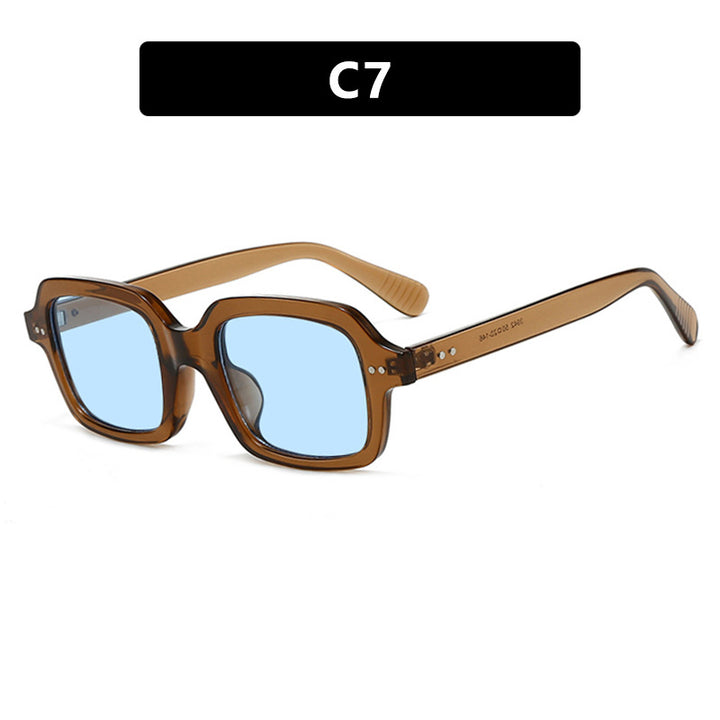 Ladies modern square sunglasses with wide frame and elegant design Bowlift