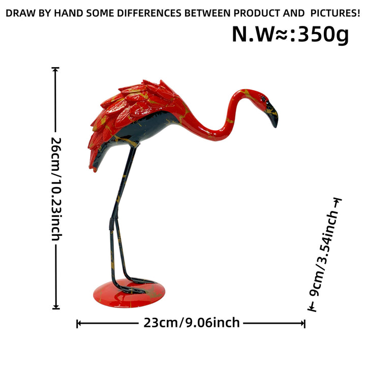 Decorative Flamingo Sculpture Bowlift