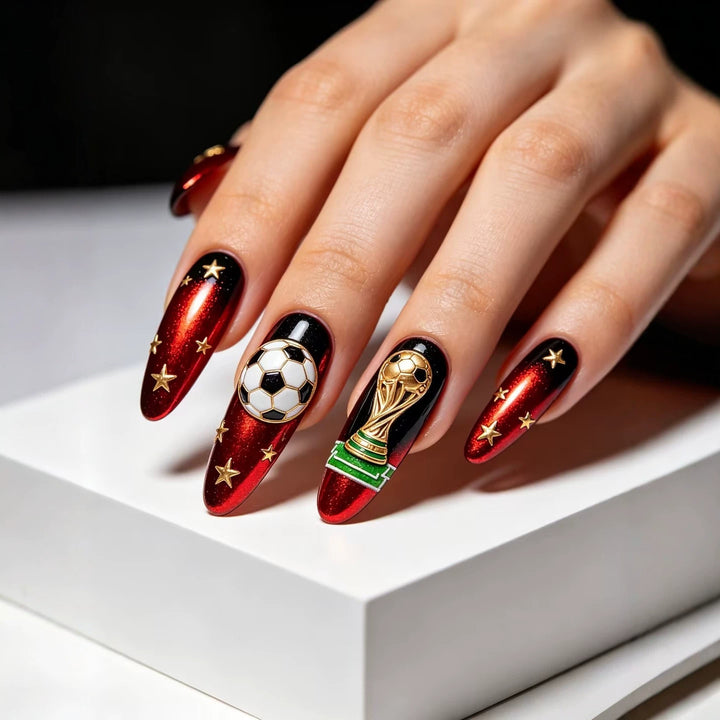 Football Inspired Nail Art Bowlift