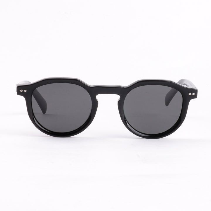 Ladies' fashionable sunglasses with stylish round frame and UV protection Bowlift