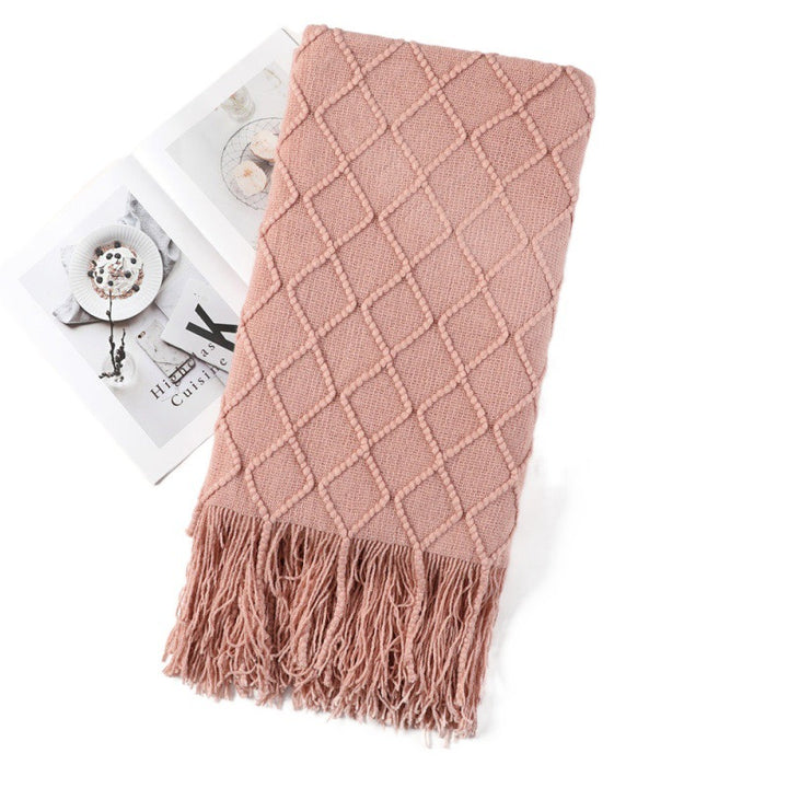 Cozy Textured Throw Blanket