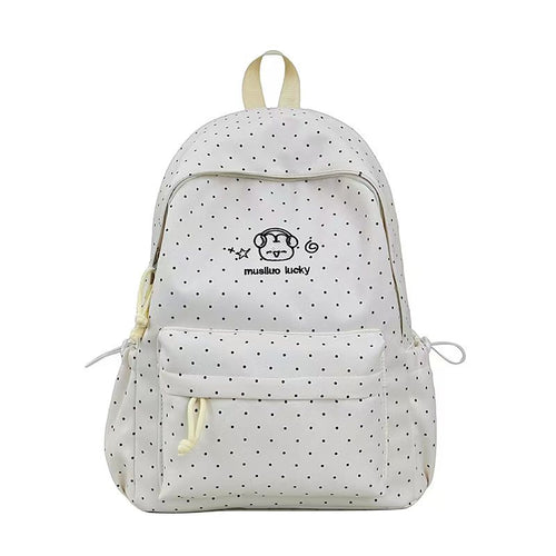 Polka Dot Design Backpack Bowlift