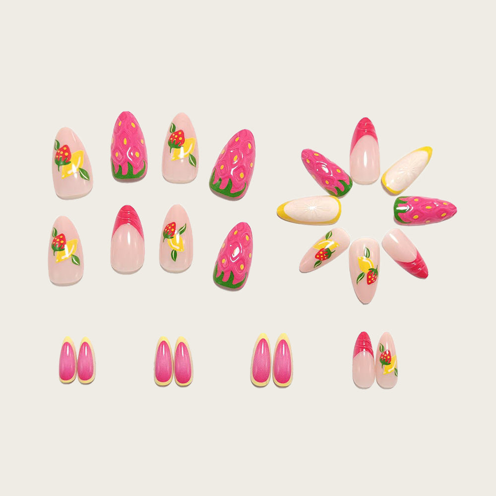 Creative Art Nails with Cheerful Fruit Design Bowlift