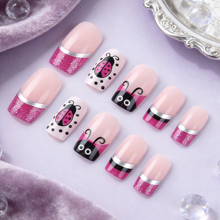 Artistic Ladybug Nail Art Set Bowlift