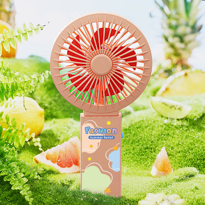 Women's Portable Mini Fan with Decorative Design Bowlift