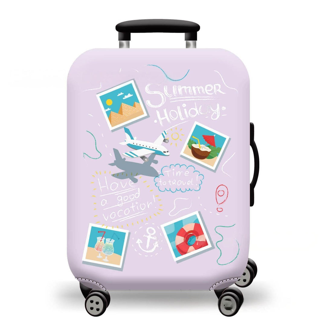 Unisex Hard-shell suitcase with stunning mountain landscape design Bowlift