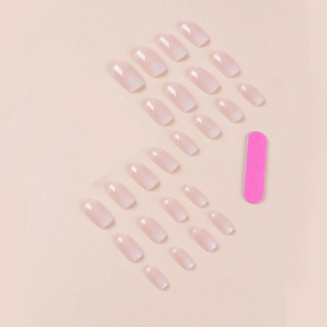 Elegant Press-On Gel Nail Enhancements Bowlift