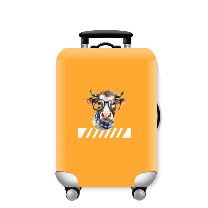 Unisex hard-shell suitcase with funny giraffe design Bowlift