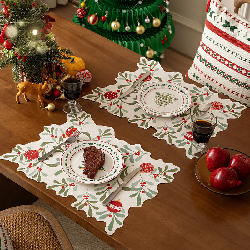 Festive wavy table runner Bowlift