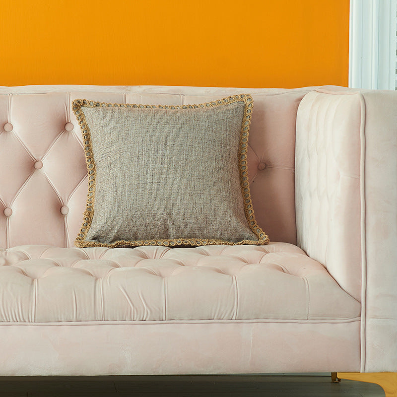 Decorative Fringed Cushion