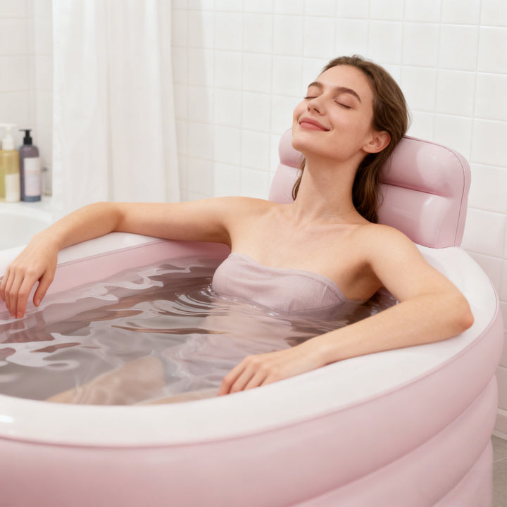 Women inflatable relaxation bathtub Bowlift