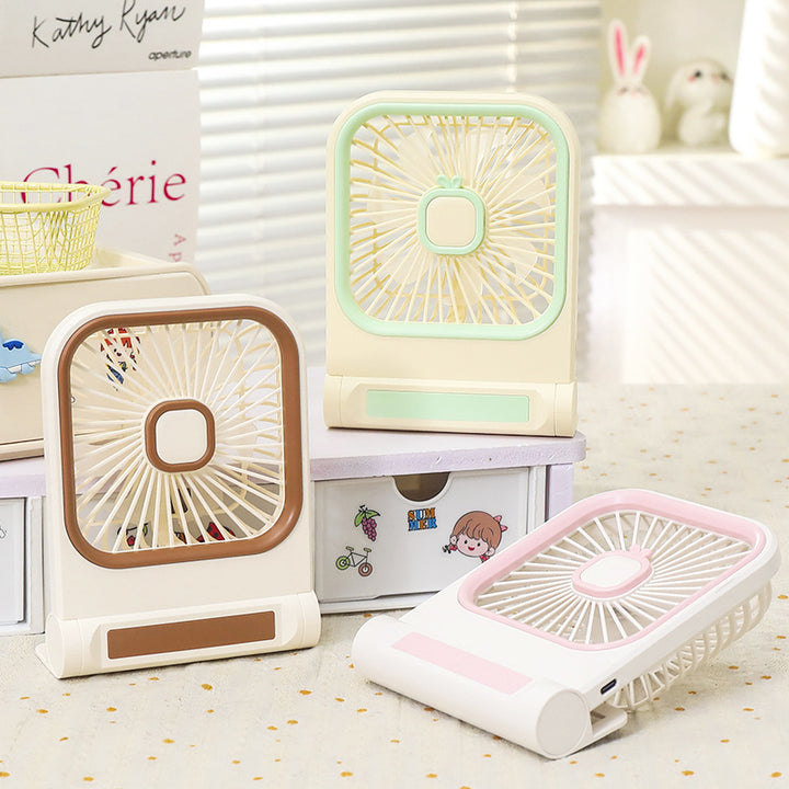 Portable Mini Table Fan with Multifunctional USB Connection Bowlift