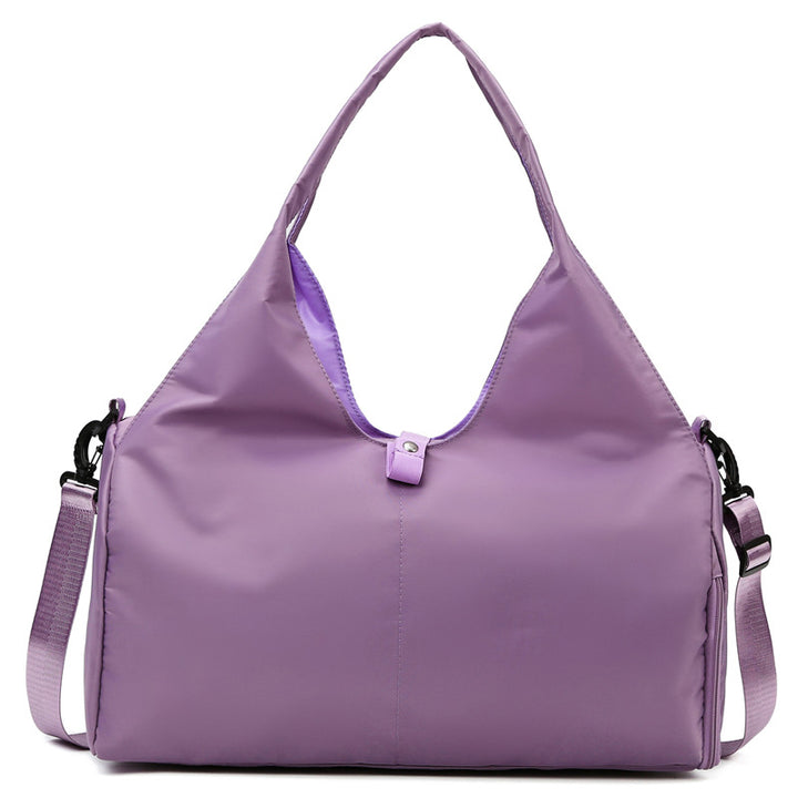 Sporty Weekend Bag With Ergonomic Carrying Handle And Versatile Compartment Setup Bowlift