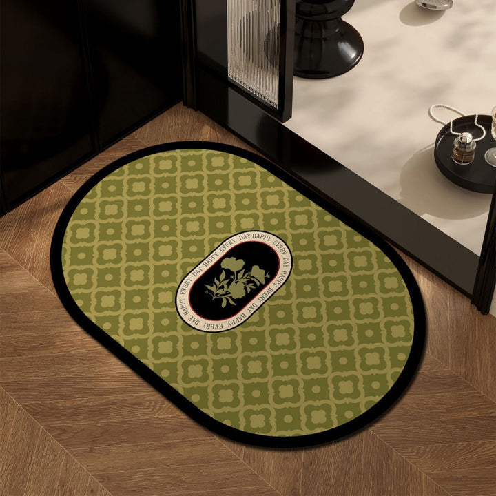 Decorative Oval Area Mat