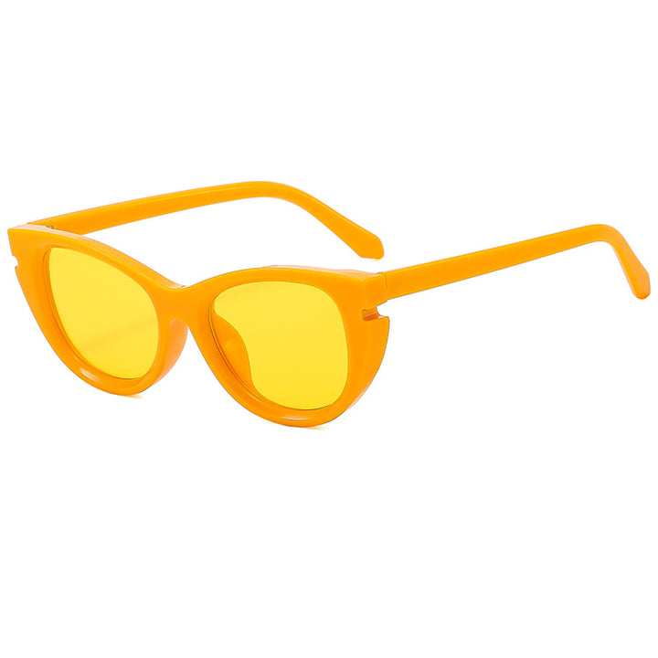 Women's Cat-Eye Sunglasses with Durable Plastic Frame Bowlift