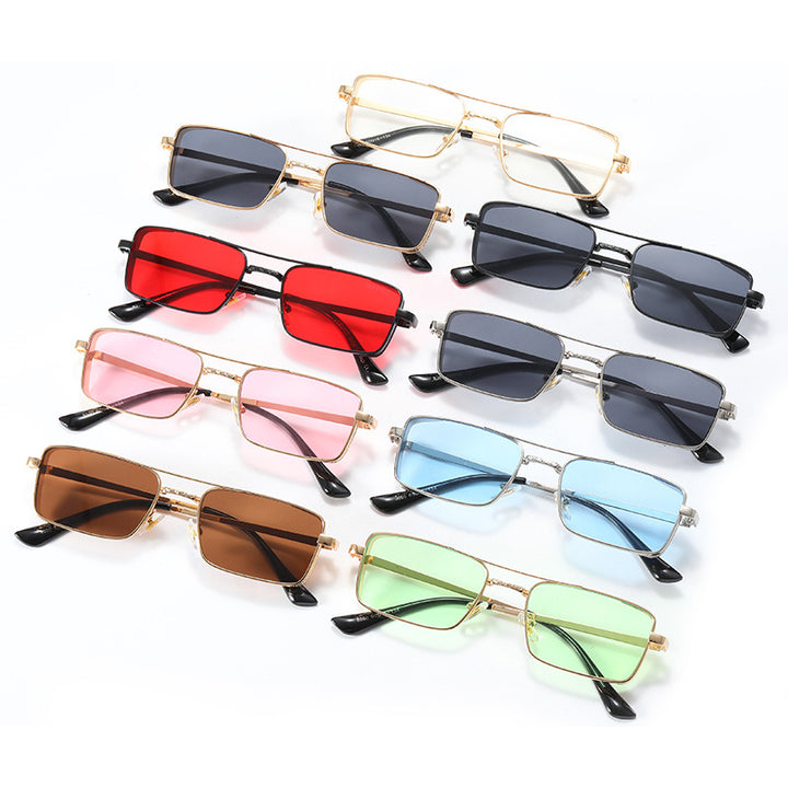 Women's stylish rectangular sunglasses with luxurious frame Bowlift
