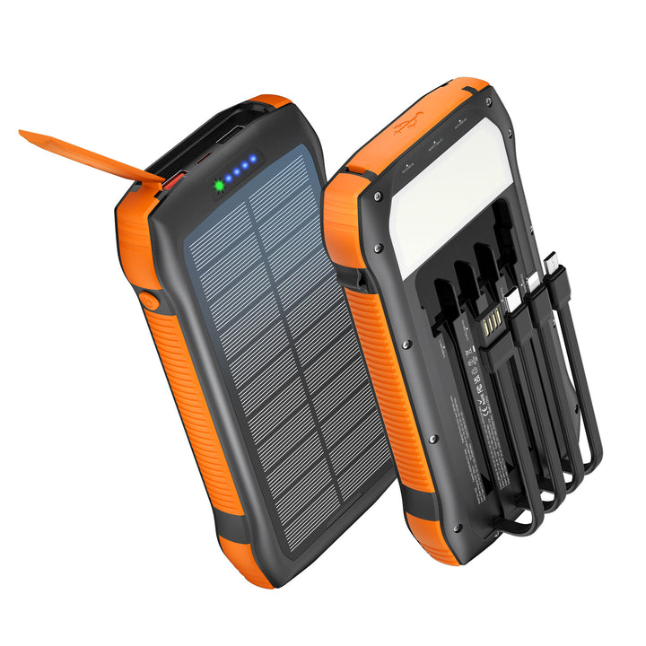 Solar Power Bank with multifunctionality and fast charging feature Bowlift