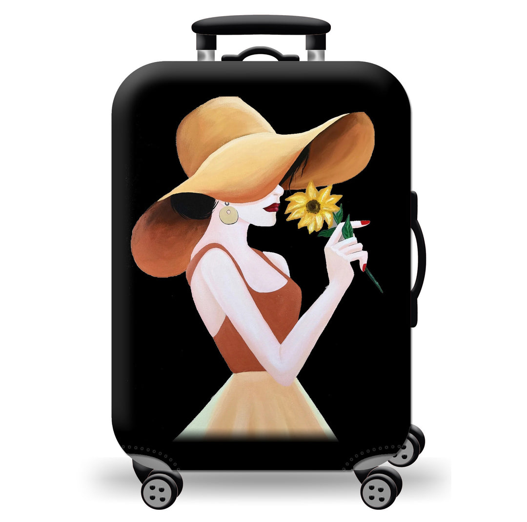 Unisex Hard-shell suitcase with stunning mountain landscape design Bowlift