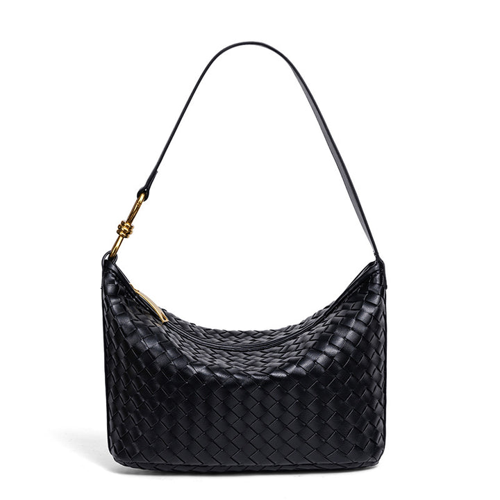 Textured Braided Handbag Bowlift