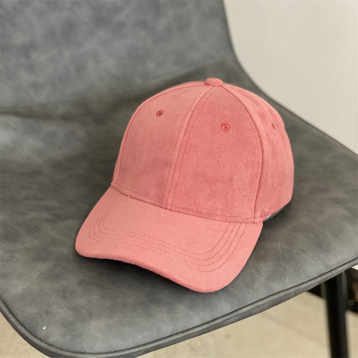 Men's Suede Texture Classic Cap Bowlift