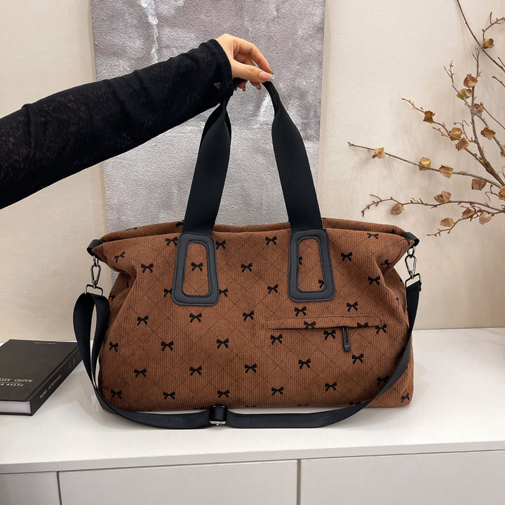 Tote bag with fruity design and multifunctional compartments Bowlift