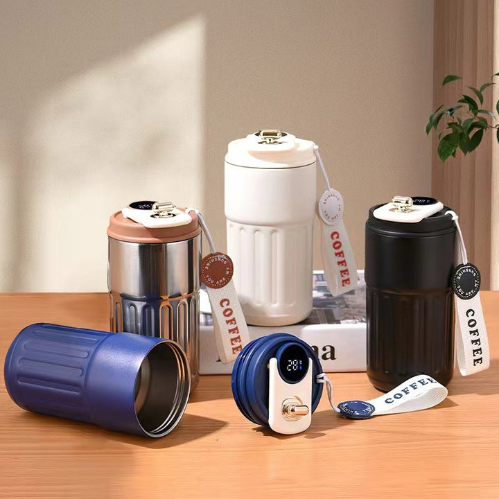 Unisex insulated coffee mug with practical lid Bowlift