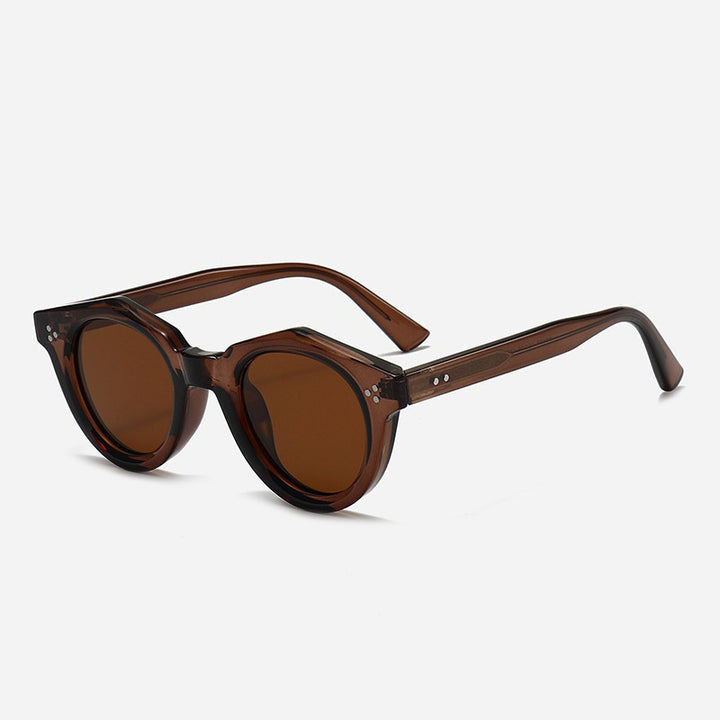 Women Designer Sunglasses with Polygonal Frame and Fashionable Accents Bowlift