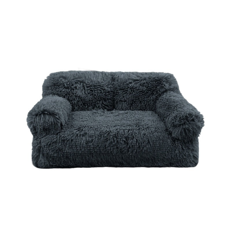 Luxurious Plush  Lounge Sofa  Dog Bed